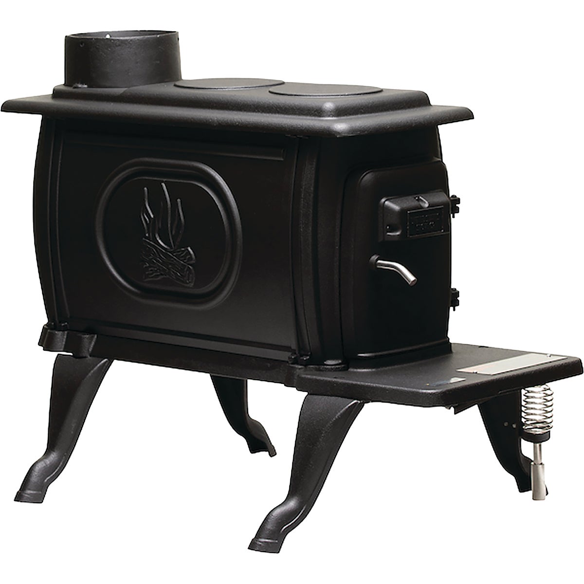 US Stove Logwood 900 Sq. Ft. Cast Iron Wood Stove