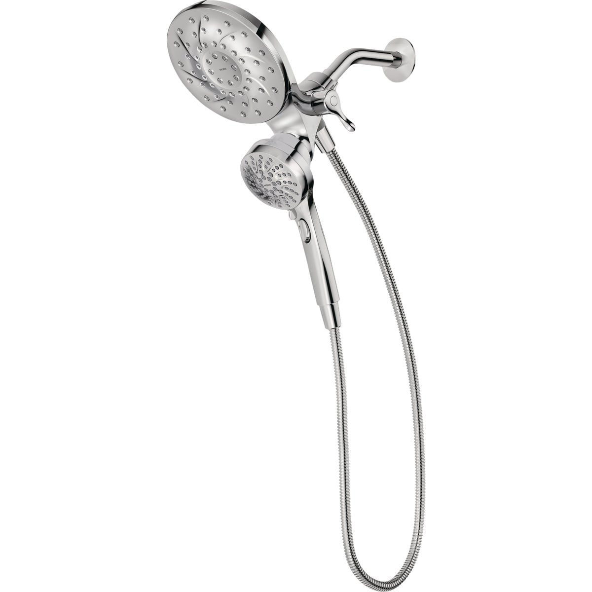 Moen Engage Magnetix 6-Function 1.75 GPM Combo Handheld Shower & Rainshower Showerhead, Chrome