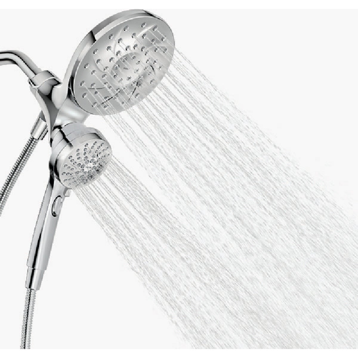 Moen Engage Magnetix 6-Function 1.75 GPM Combo Handheld Shower & Rainshower Showerhead, Chrome