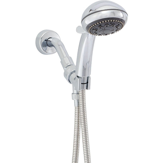 Wheldon Champagne Massage 5-Spray 2.5 GPM Handheld Shower, Chrome