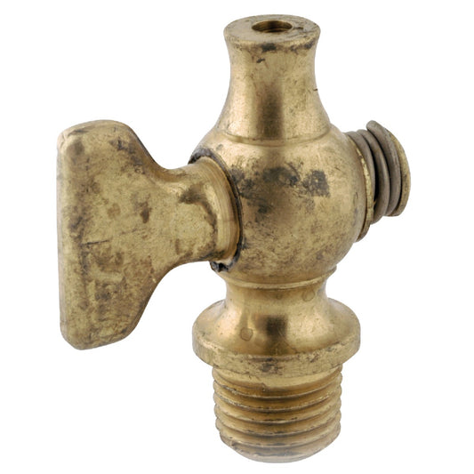 Anderson Metals 1/4 In. MIP Brass 80 psi Air Drain Cock