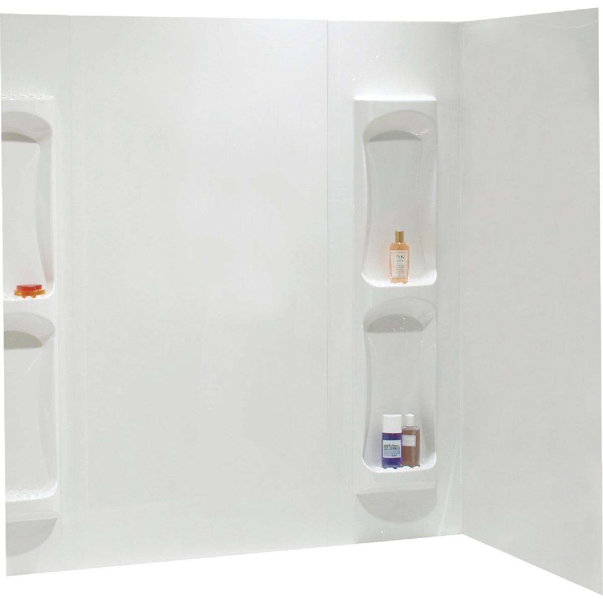 Maax Utah 5-Piece 59 In. H x 32 In. D Tub Wall Kit in White