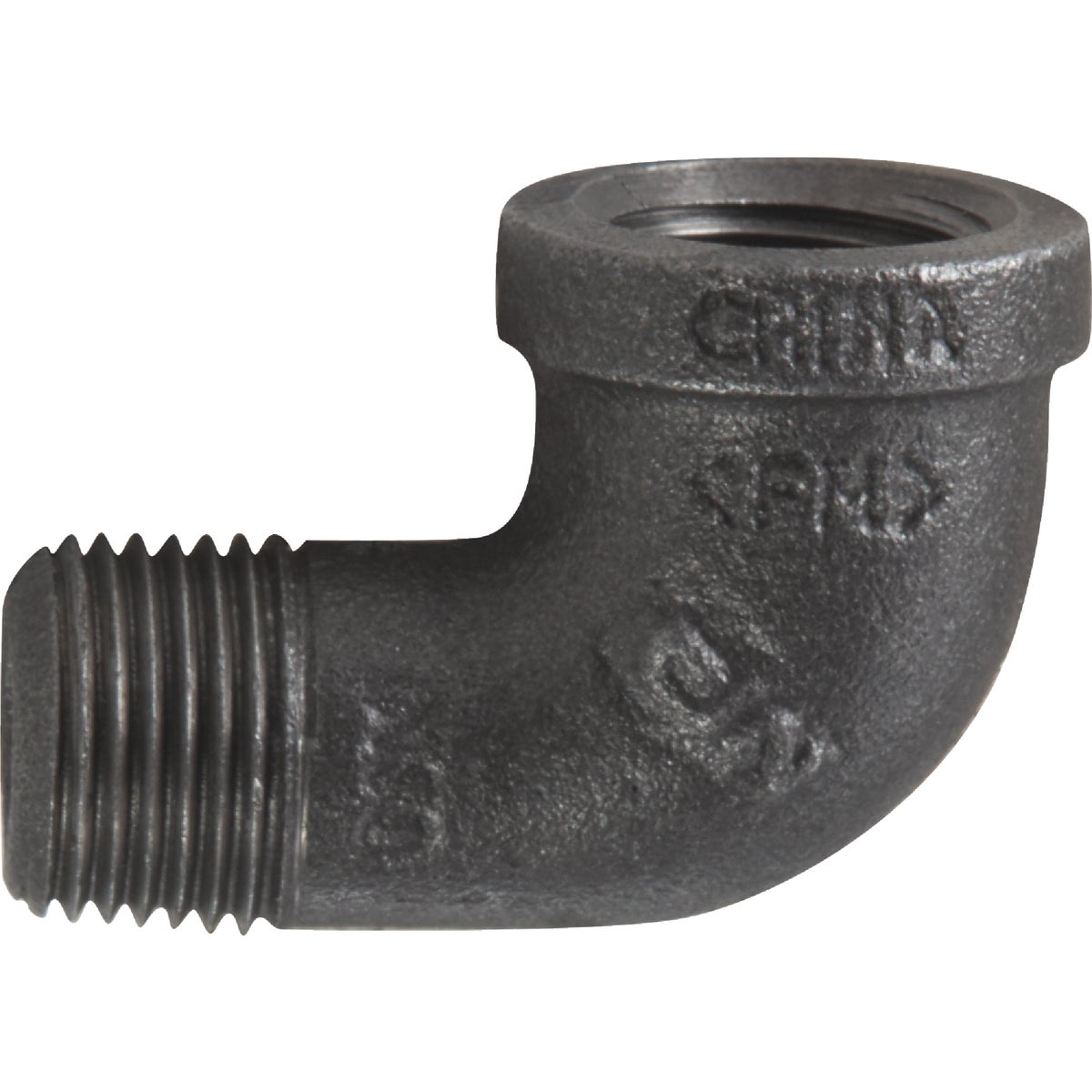 Southland 1/2 In. 90 Deg. Street Malleable Black Iron Elbow (1/4 Bend)