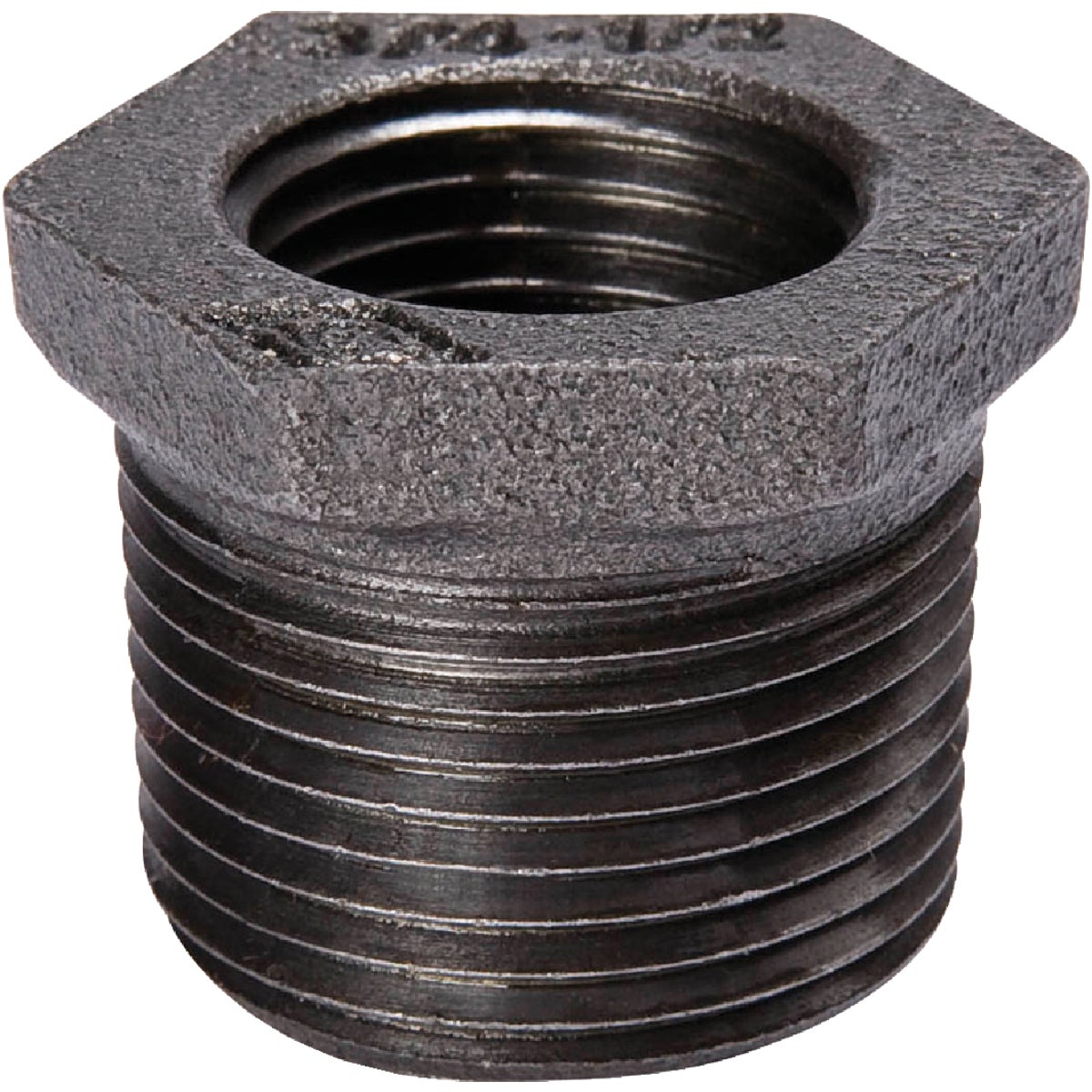 B&K 1/4 In. x 1/8 In. Hexagon Black Iron Bushing