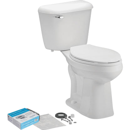 Mansfield Pro-Fit 3 White Elongated Bowl 1.28 GPF Toilet Kit