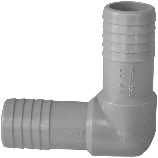 Boshart 1 In. 90 Deg. Polypropylene Insert Elbow (1/4 Bend)