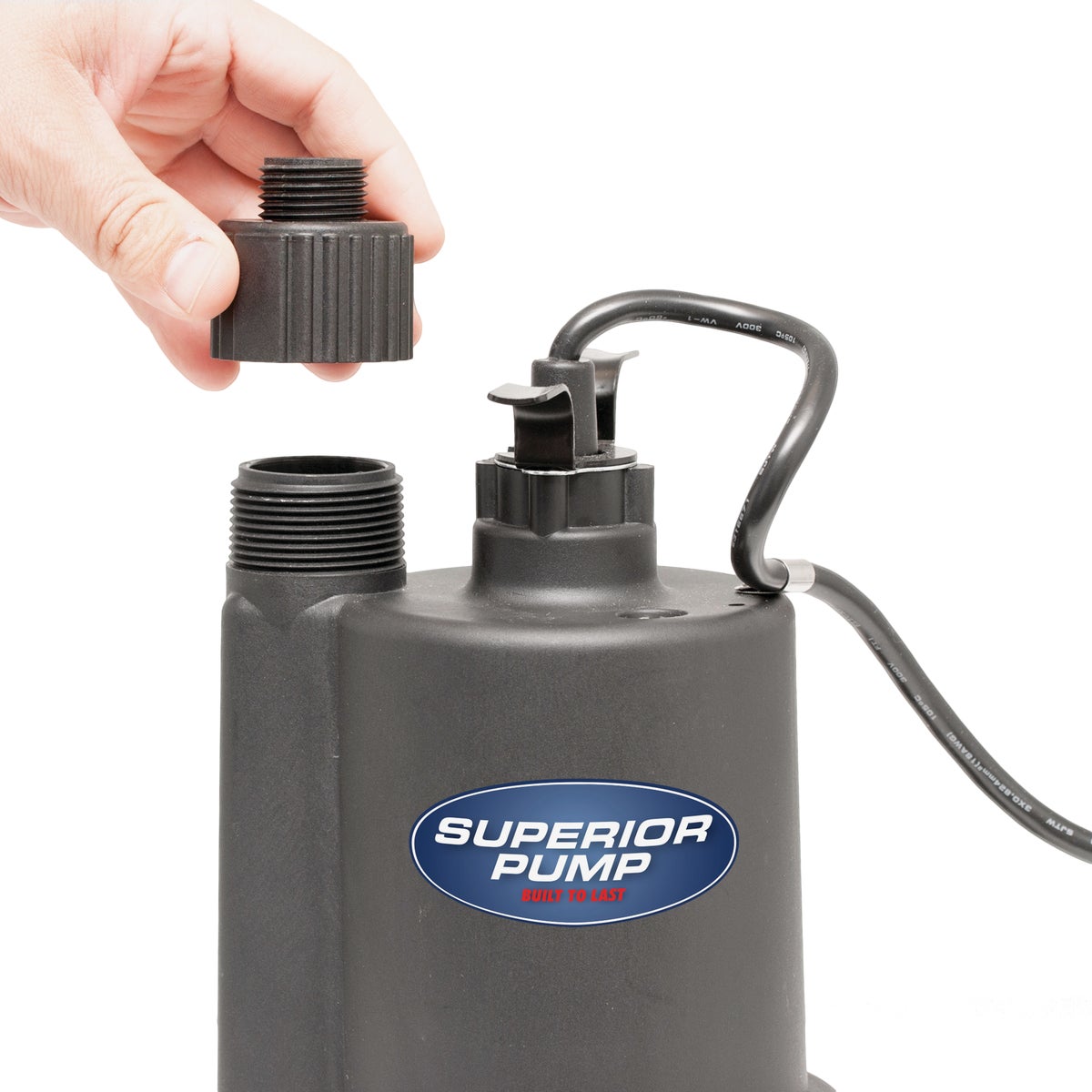 Superior Pump 1/4 HP 1800 GPH Thermoplastic Submersible Utility Pump