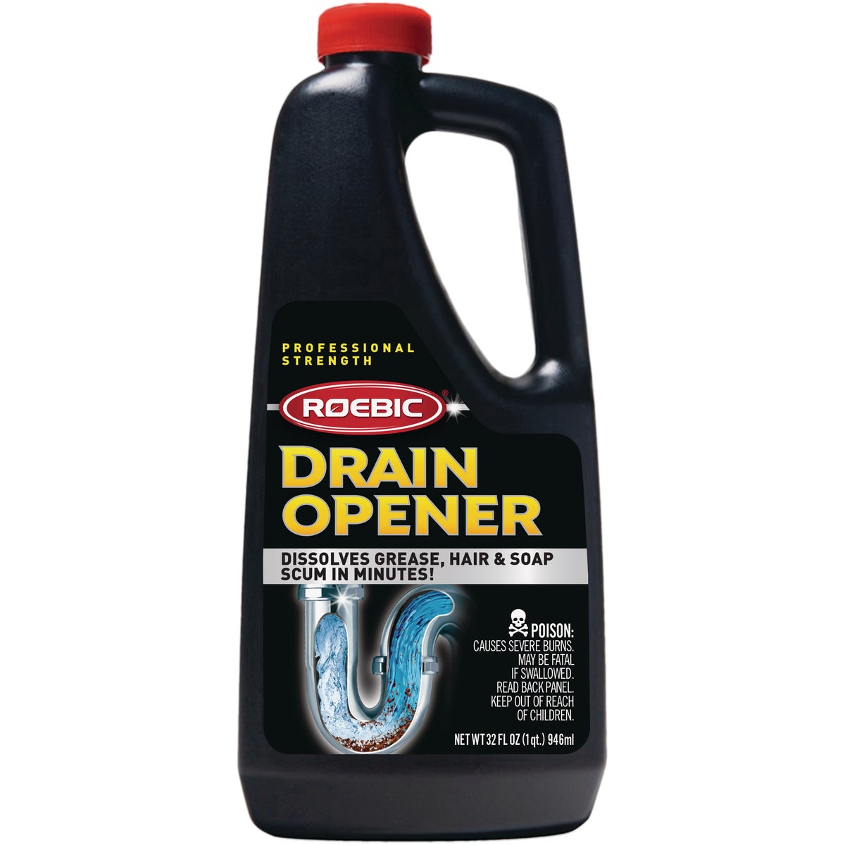 Roebic 32 Oz. Pro Strength Liquid Drain Opener