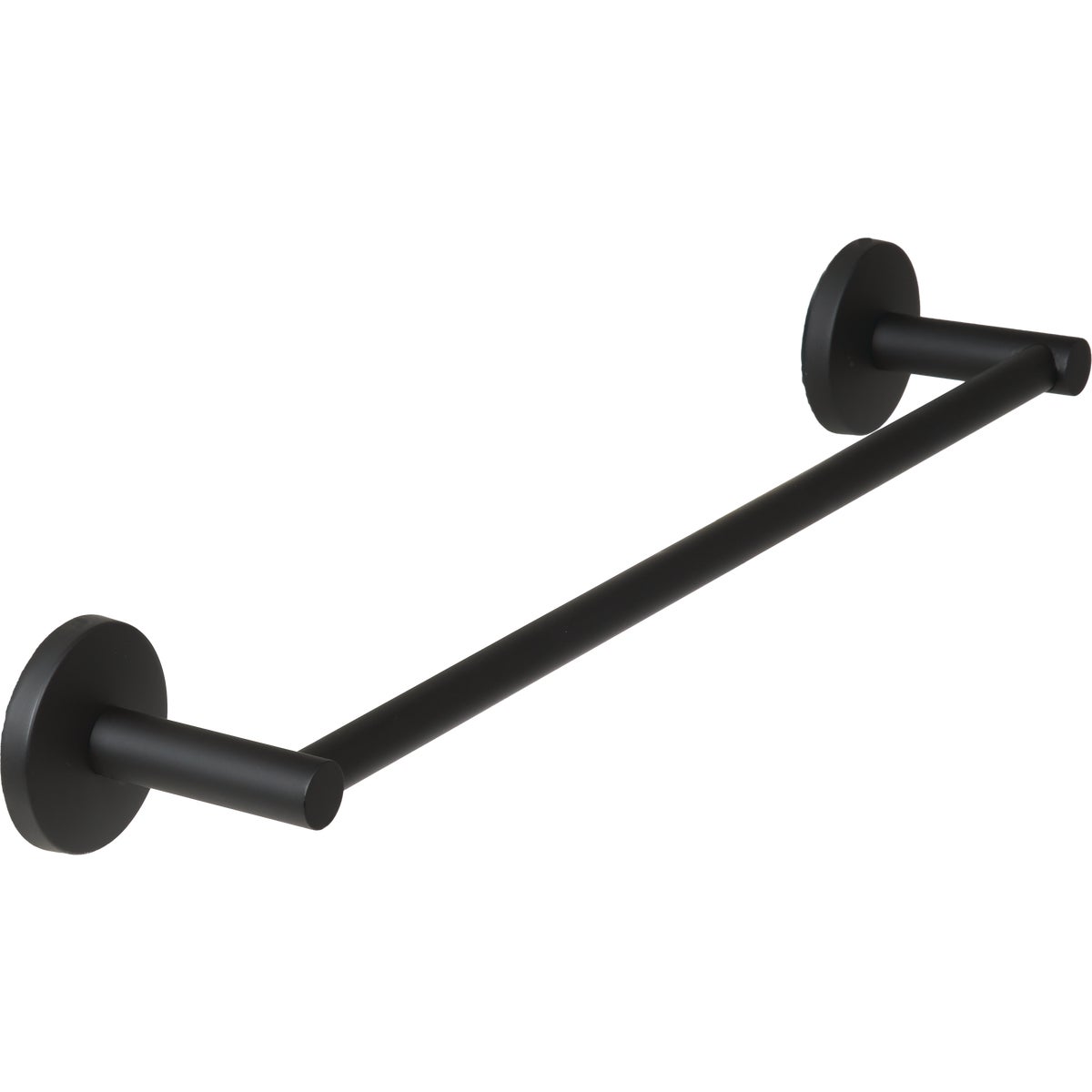 Home Impressions Noir 24 In. Matte Black Towel Bar