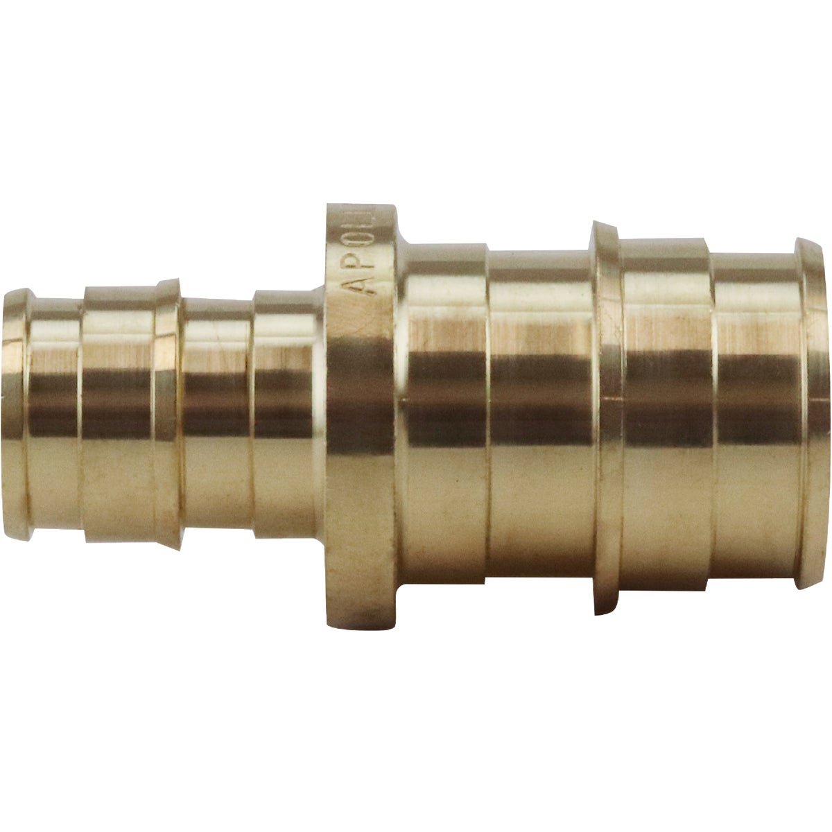 Apollo Retail 1/2 In. Barb x 3/4 In. Barb Brass Reducing PEX Coupling, Type A