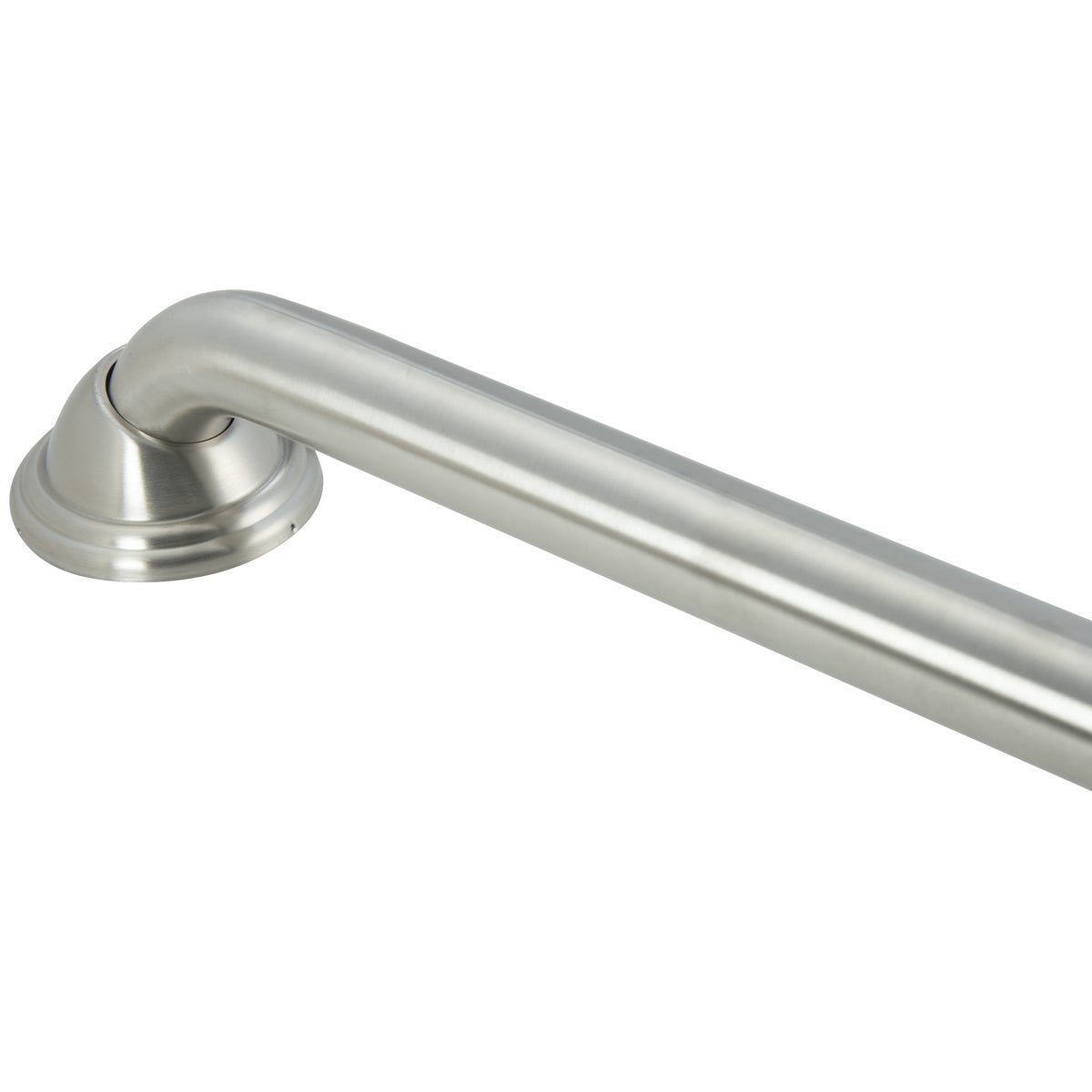 Moen 24 In. x 1-1/4 In. Concealed Screw Designer Elite Grab Bar, Brushed Nickel