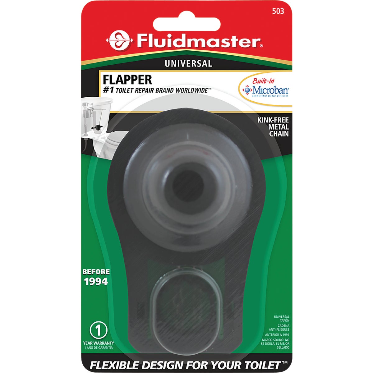 Fluidmaster Universal Flexible Frame Flapper