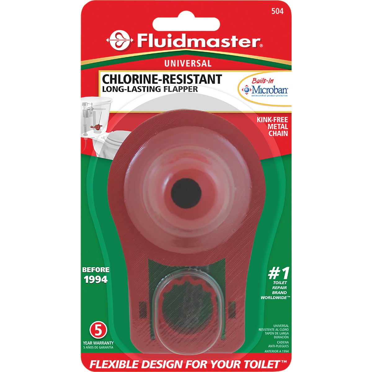 Fluidmaster 2 In. Universal Chlorine-Resistant Long Lasting Flapper