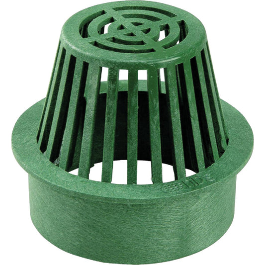 NDS 3 In. Green Structural Foam Polyethylene Atrium Drain Grate