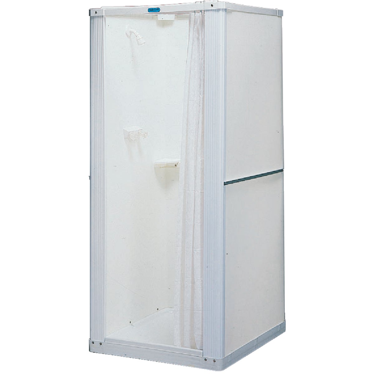 Mustee Durastall 32-5/8 In. W x 74-3/4 In. H x 32-5/8 In. D White Thermoplastic Shower Stall