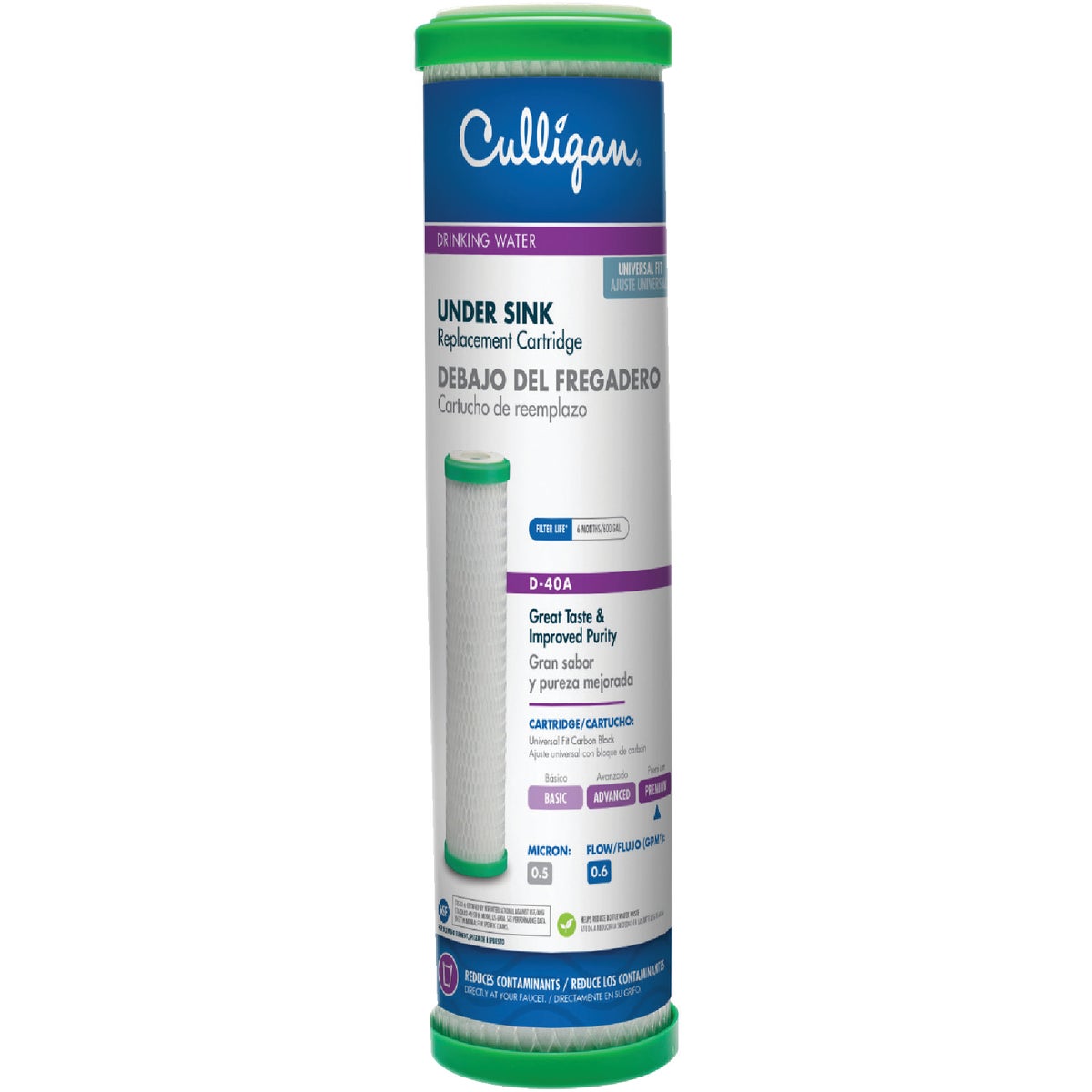 Culligan D-40A-D Under Sink Drinking Water Filter Cartridge