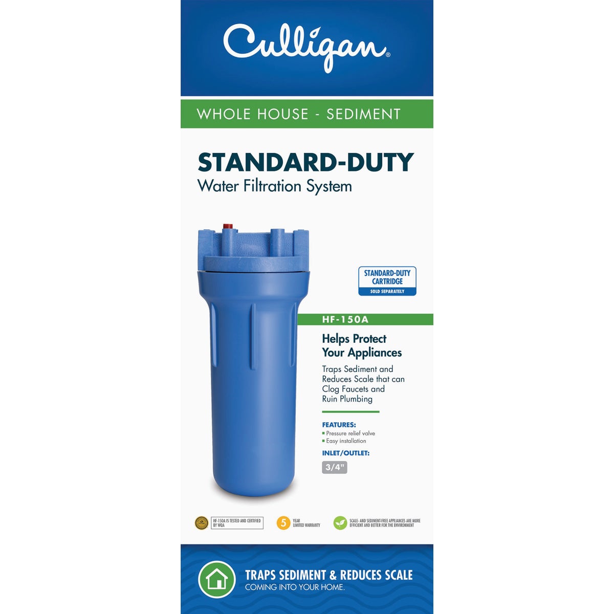 Culligan 3/4 In. Whole House Sediment Water Filter