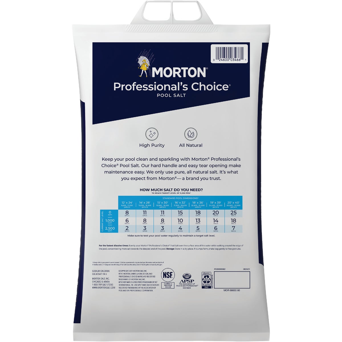 Morton 40 Lb. Pool Salt