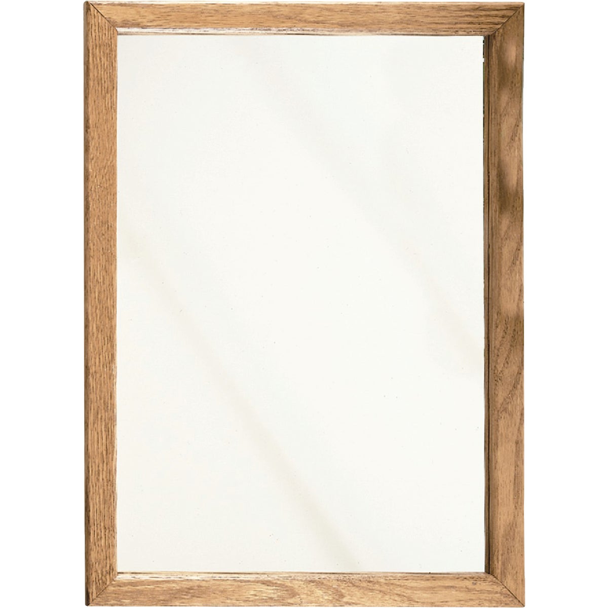 Zenith Oak 16 In. W x 22 In. H x 4-1/2 In. D Single Mirror Surface/Recess Mount Framed Medicine Cabinet