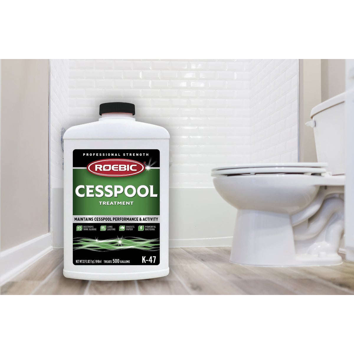 Roebic K-47 1 Qt. Cesspool and Septic Tank Treatment