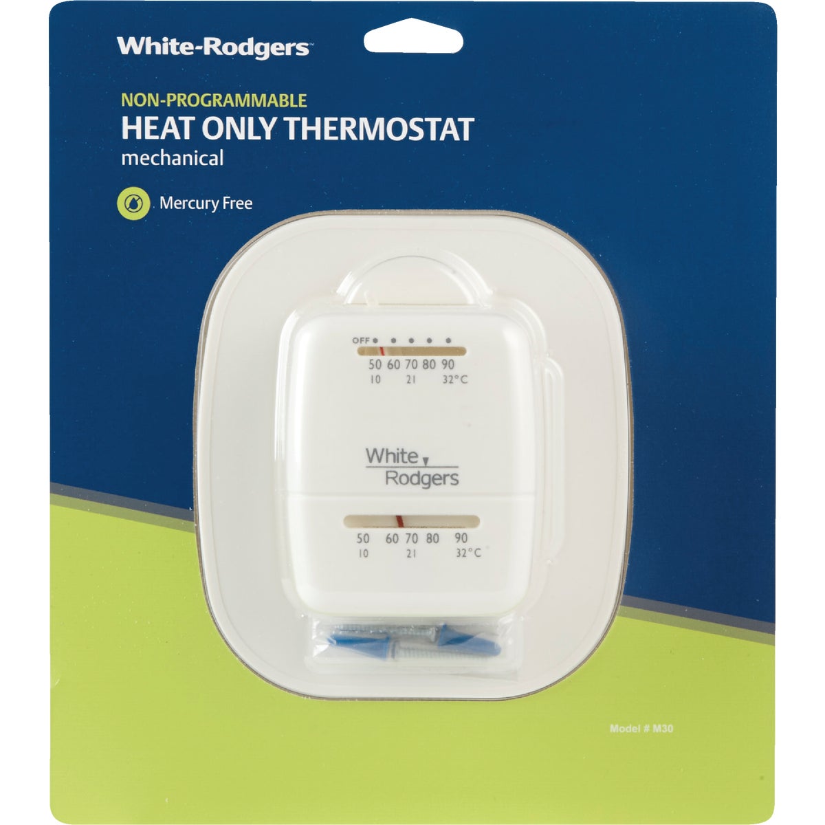 White Rodgers 24V Off-White Mechanical Thermostat