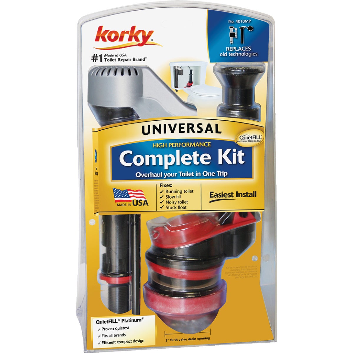 Korky Complete Universal Toilet Repair Kit