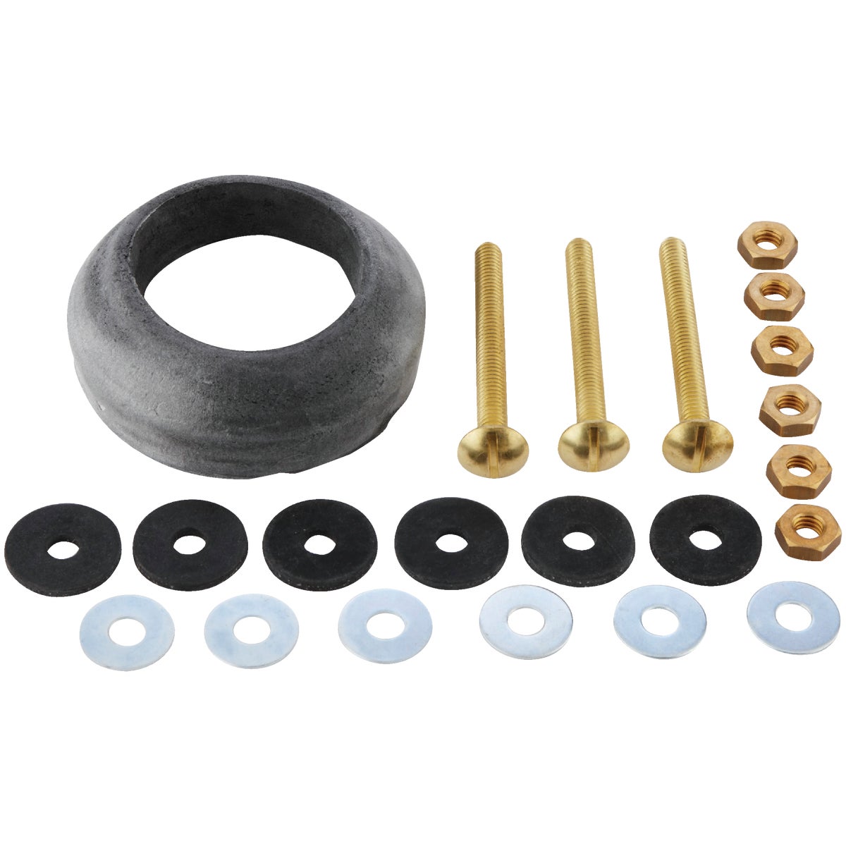 Do it Best 5/16 In. x 3 In. Brass, Sponge Rubber Tank Bolts