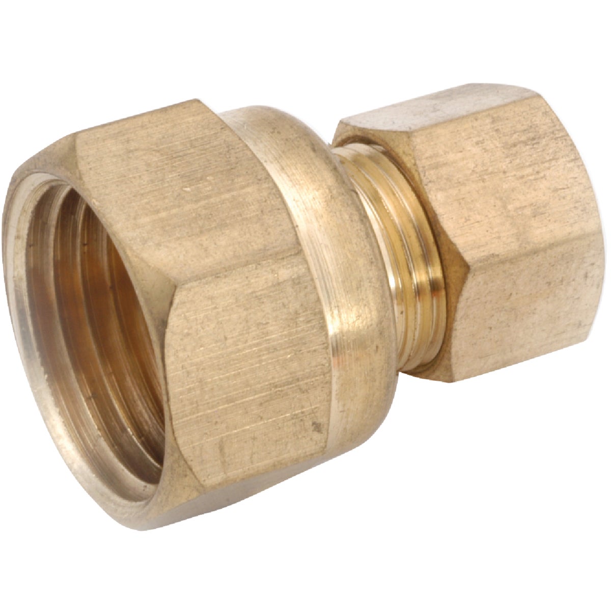 Anderson Metals 3/8 In. x 1/4 In. Brass Union Compression Adapter