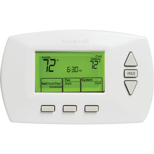 Honeywell 5-1-1 Day Programmable Off White Digital Thermostat