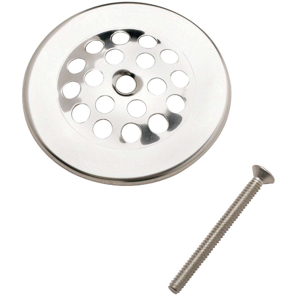 Do it 2 In. Dome Cover Tub Drain Strainer with Chrome Finish