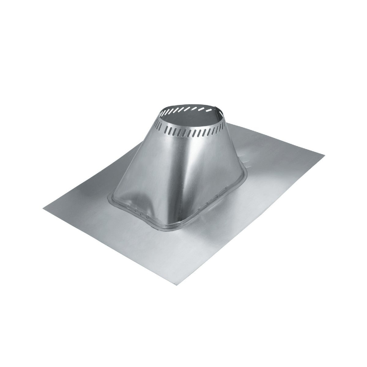 SELKIRK 6 In. Aluminum Adjustable Roof Pipe Flashing, 2/12 to 6/12 Roof Pitch