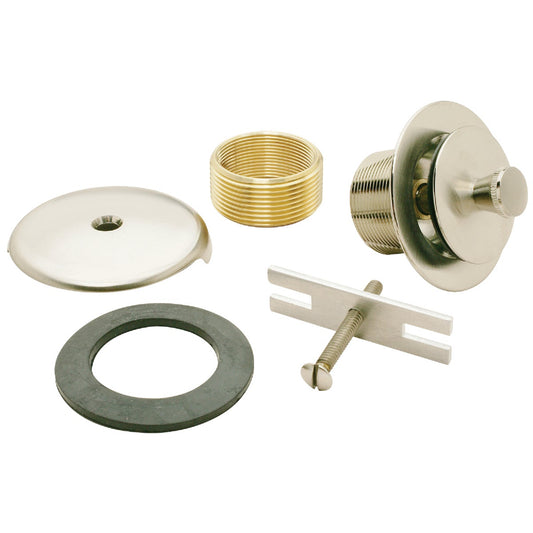 Do it Brushed Nickel Roller Ball Bath Drain Trim Kit