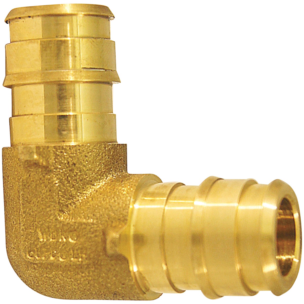 Apollo Retail 1/2 In. x 1/2 In. Barb 90 Deg. Brass PEX Elbow, Type A