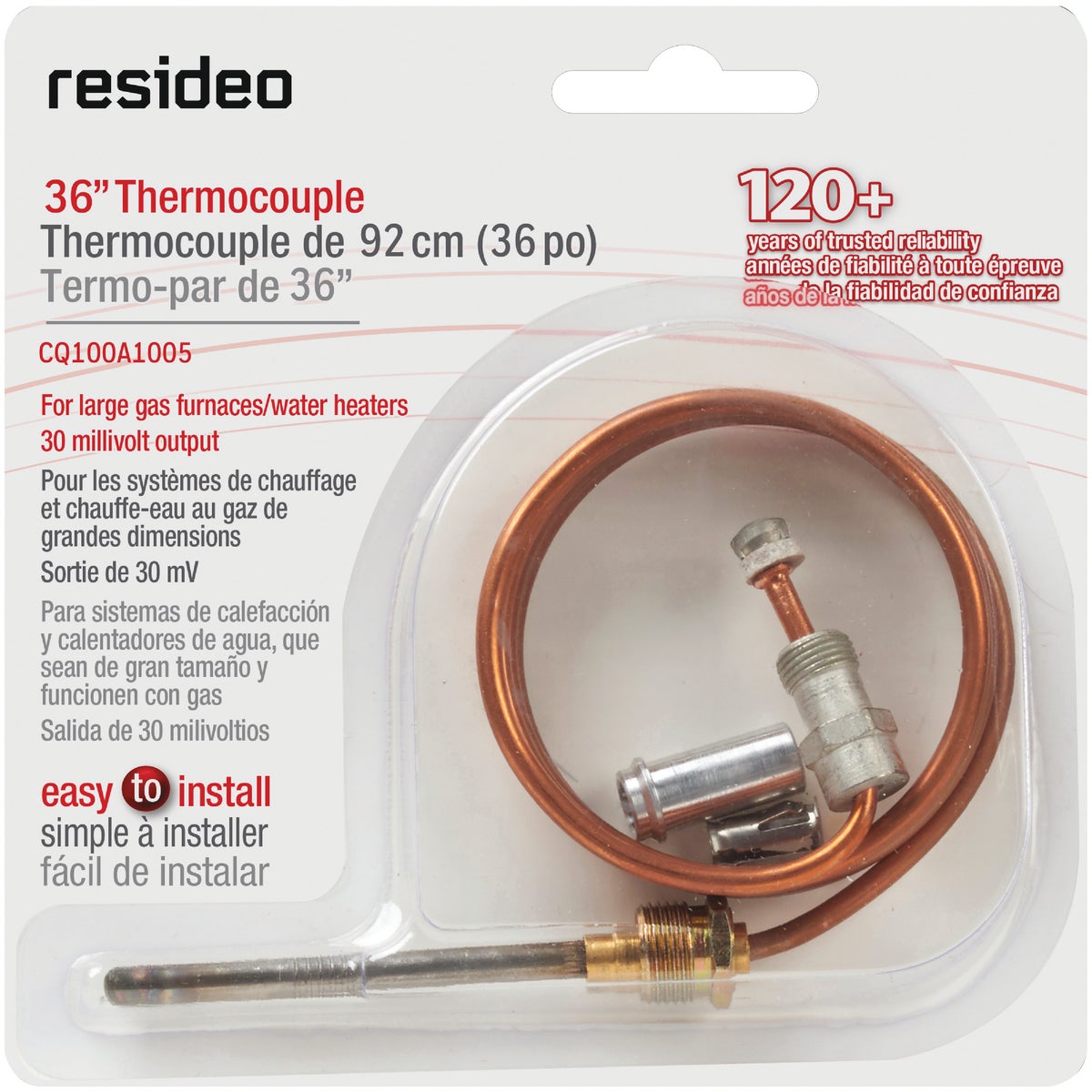 Resideo 36 In. 30mV Universal Thermocouple