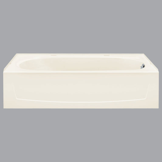 Sterling Performa 60 In. L x 29 In. W x 15 In. D Right Drain Bathtub in White