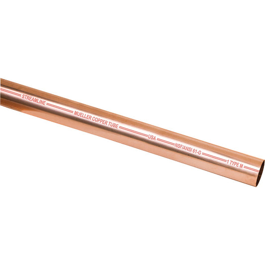 Mueller Streamline 2 In. ID x 10 Ft. Type M Copper Pipe