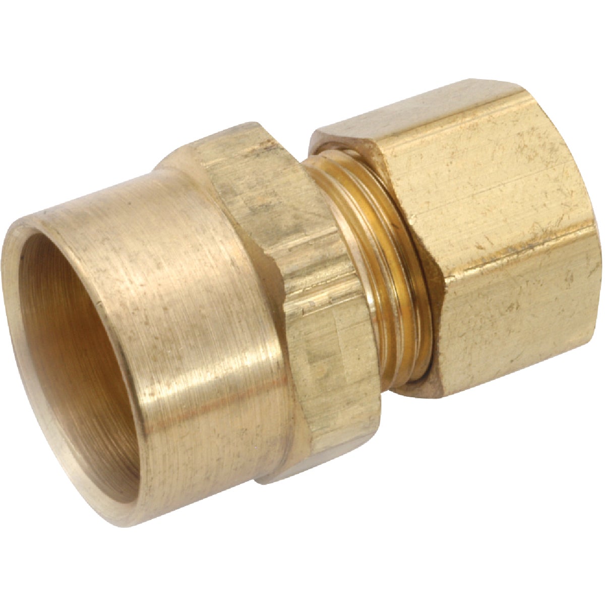 Anderson Metals 5/8 In. x 3/8 In. Brass Sweat Adapter