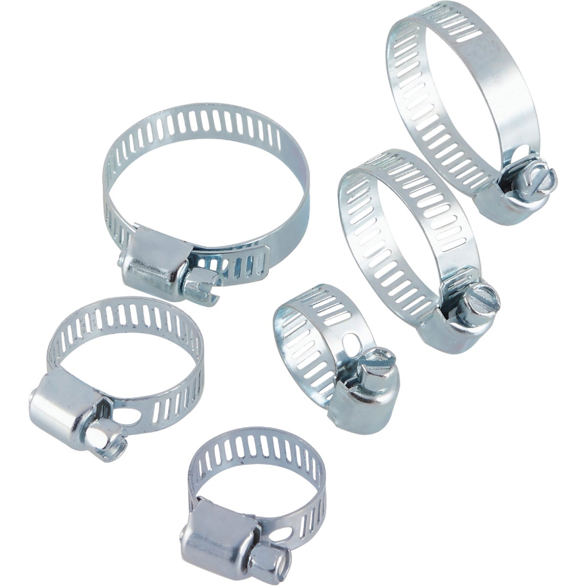 Smart Savers 1.7 Cm. - 3.7 Cm. Hose Clamp (6-Pack)