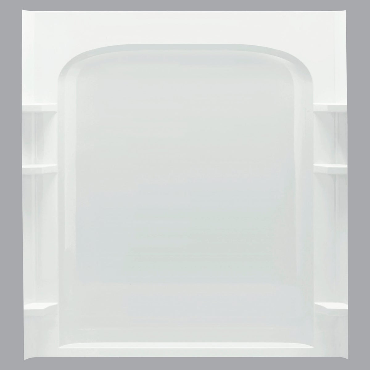 Sterling 60 In. W x 72-1/2 In. H White Vikrell Shower Back Wall