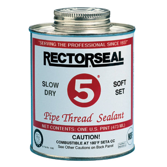 RectorSeal No. 5 4 Fl. Oz. Yellow Pipe Thread Sealant