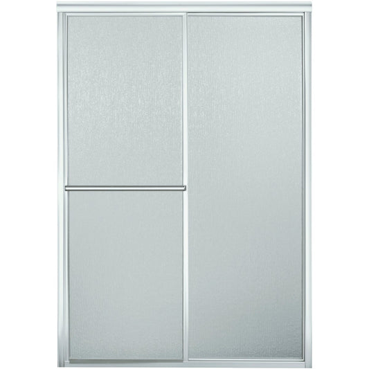 Sterling Advantage Series 46 In. W. X 65-1/2 In. H. Chrome Deluxe Sliding Shower Doors For Seated Showers