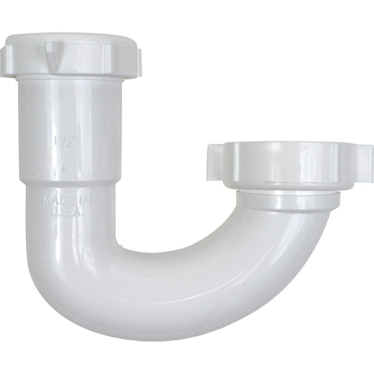 Plumb Pak 1-1/2 In. or 1-1/4 In. White Plastic J-Bend