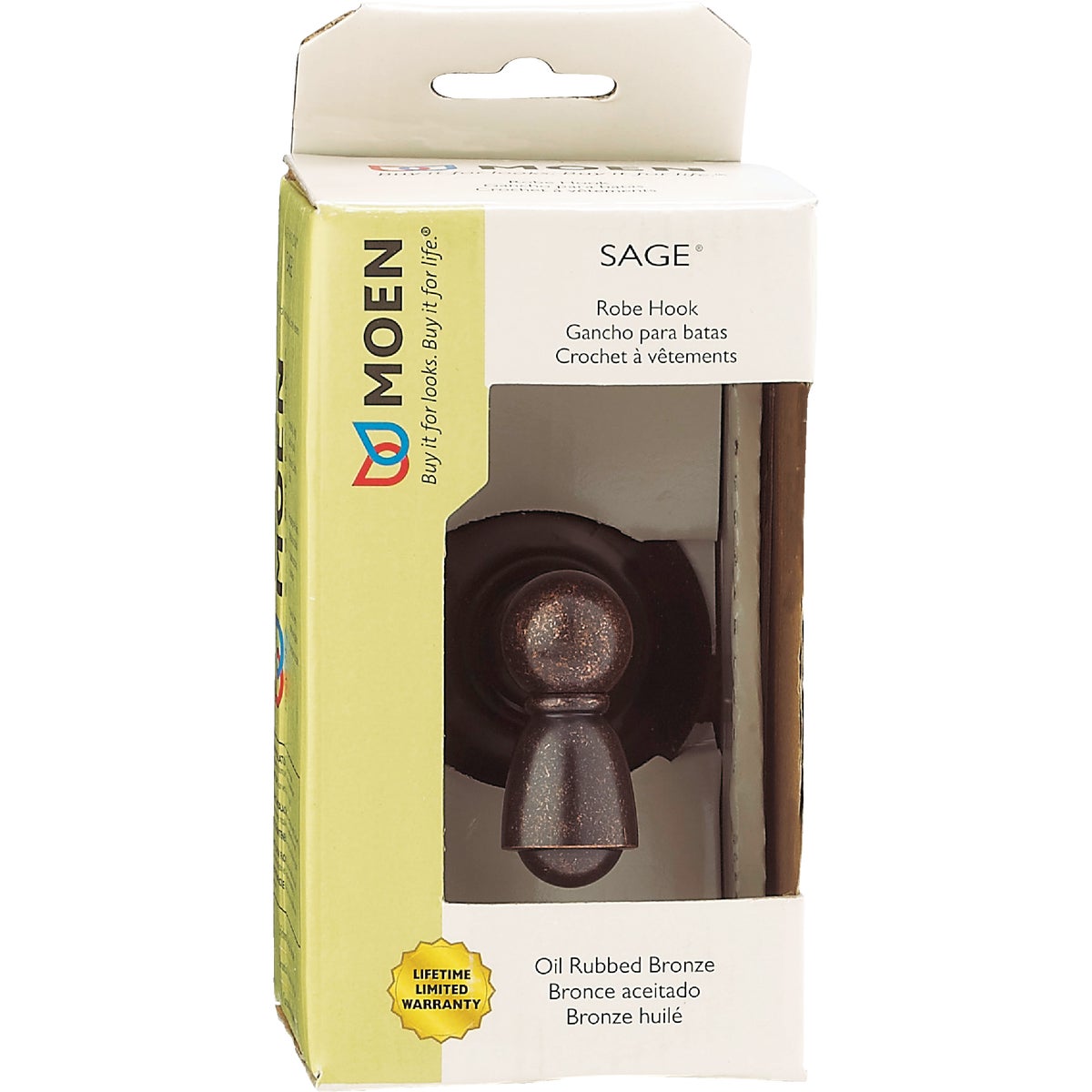 Moen Oil-Rubbed Bronze Single Robe Hook