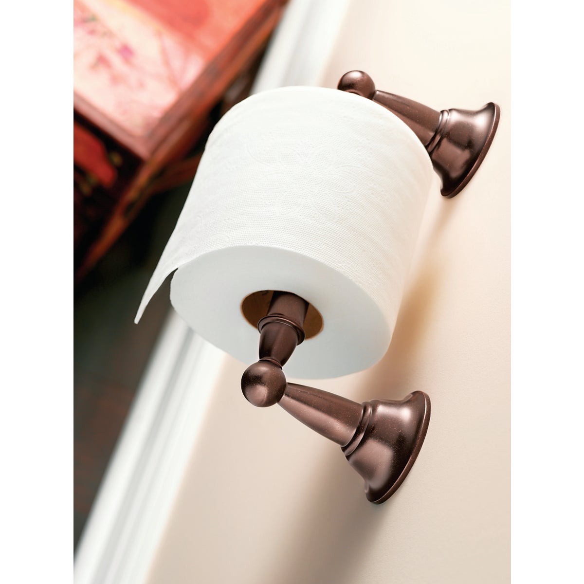 Moen Sage Oil-Rubbed Bronze Wall Mount Toilet Paper Holder