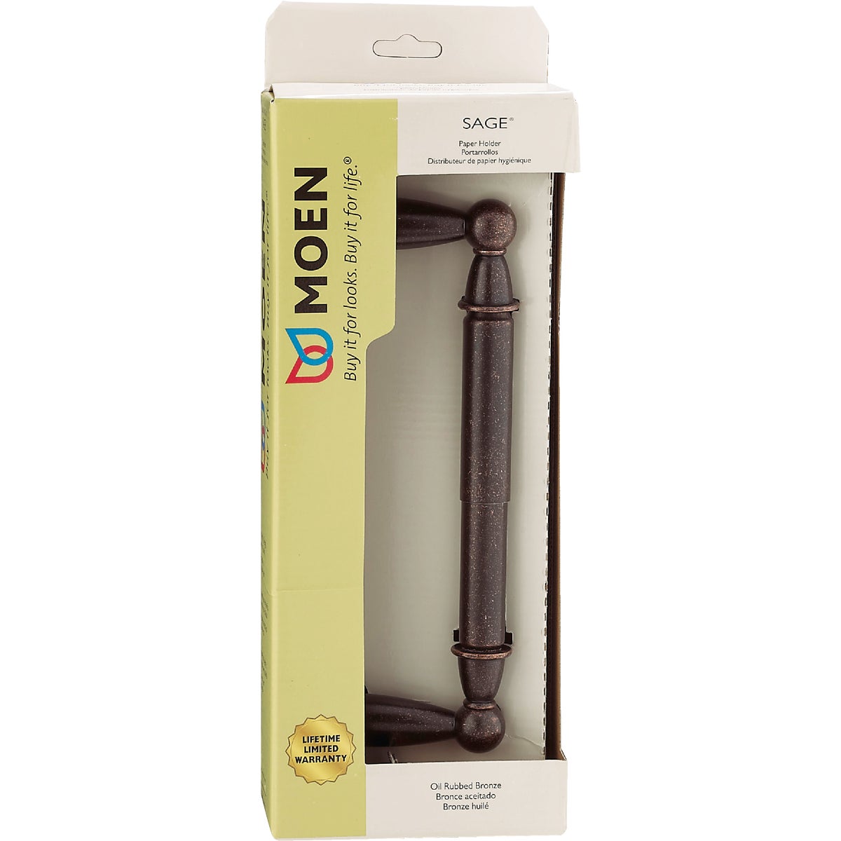 Moen Sage Oil-Rubbed Bronze Wall Mount Toilet Paper Holder