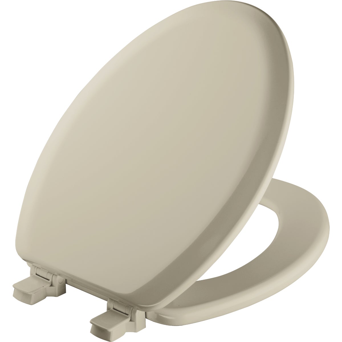 Mayfair Elongated Closed Front Bone Wood Toilet Seat