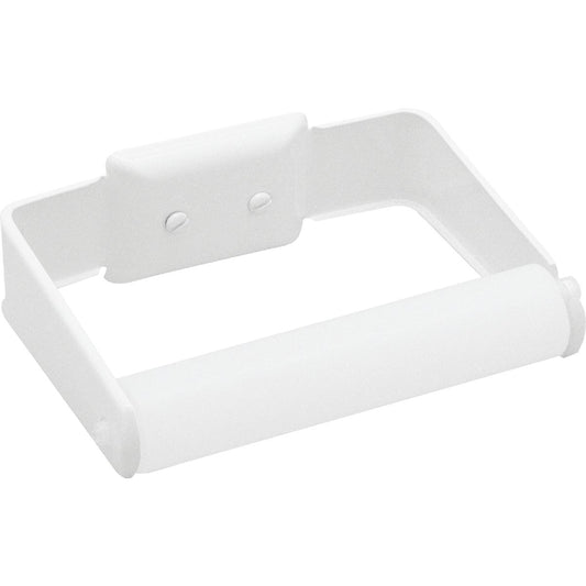 Decko White Wall Mount Toilet Paper Holder