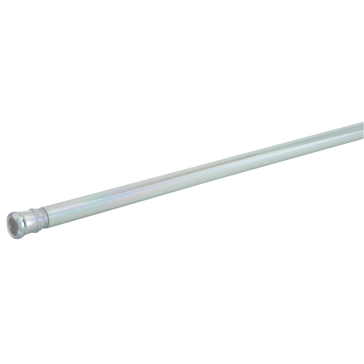 Zenith Zenna Home Straight 42 In. To 72 In. Adjustable Tension Shower Rod in Chrome