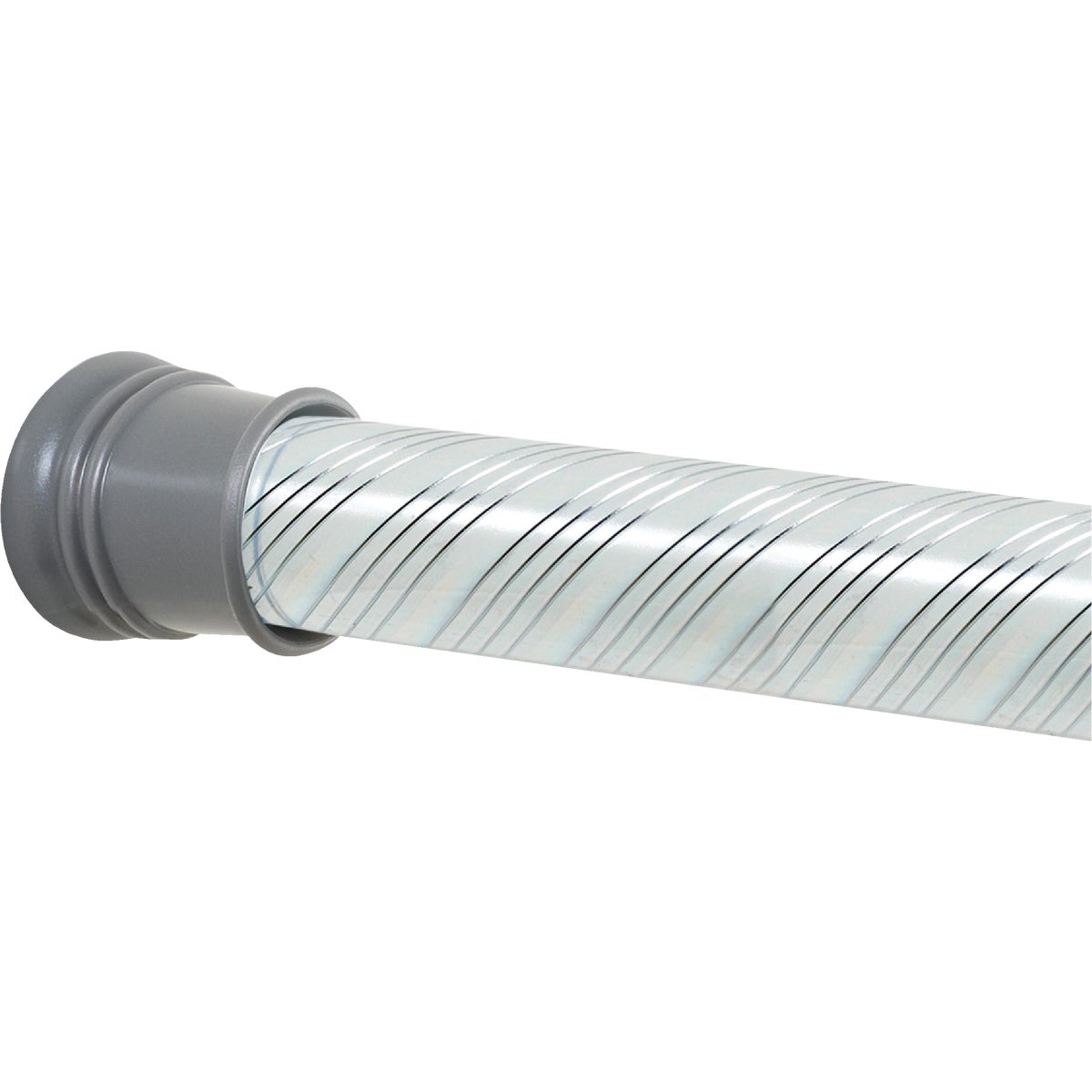 Zenith Straight 42 In. To 72 In. Adjustable Tension Shower Rod in Chrome