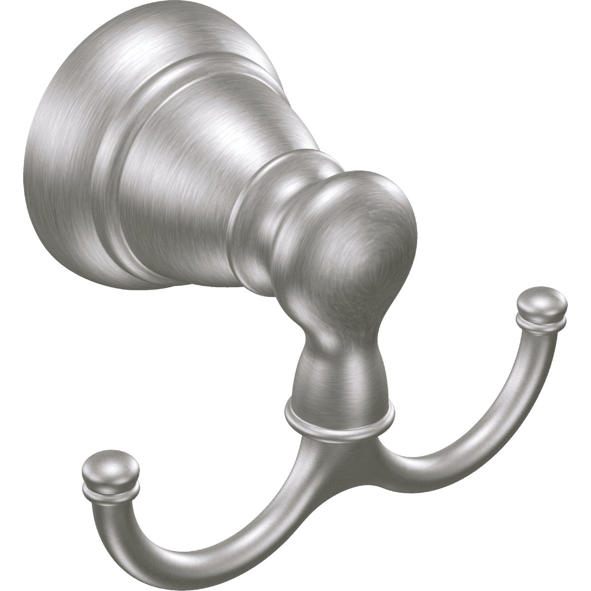 Moen Brushed Nickel Double Robe Hook